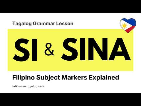 Tagalog ANG Markers | Talk to Me in Tagalog