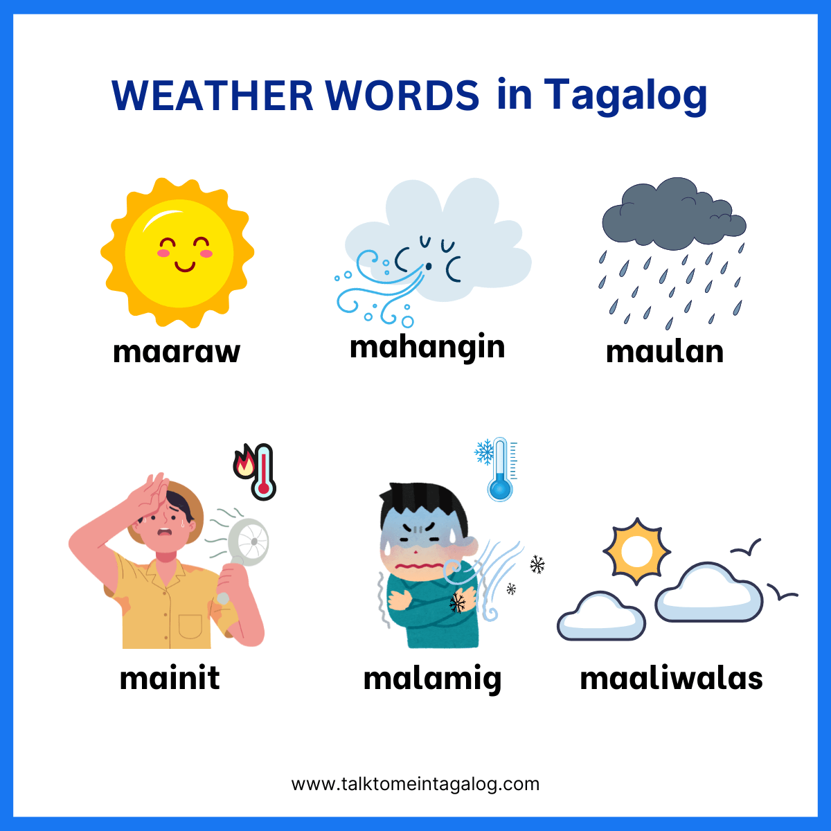 Weather Words in Tagalog