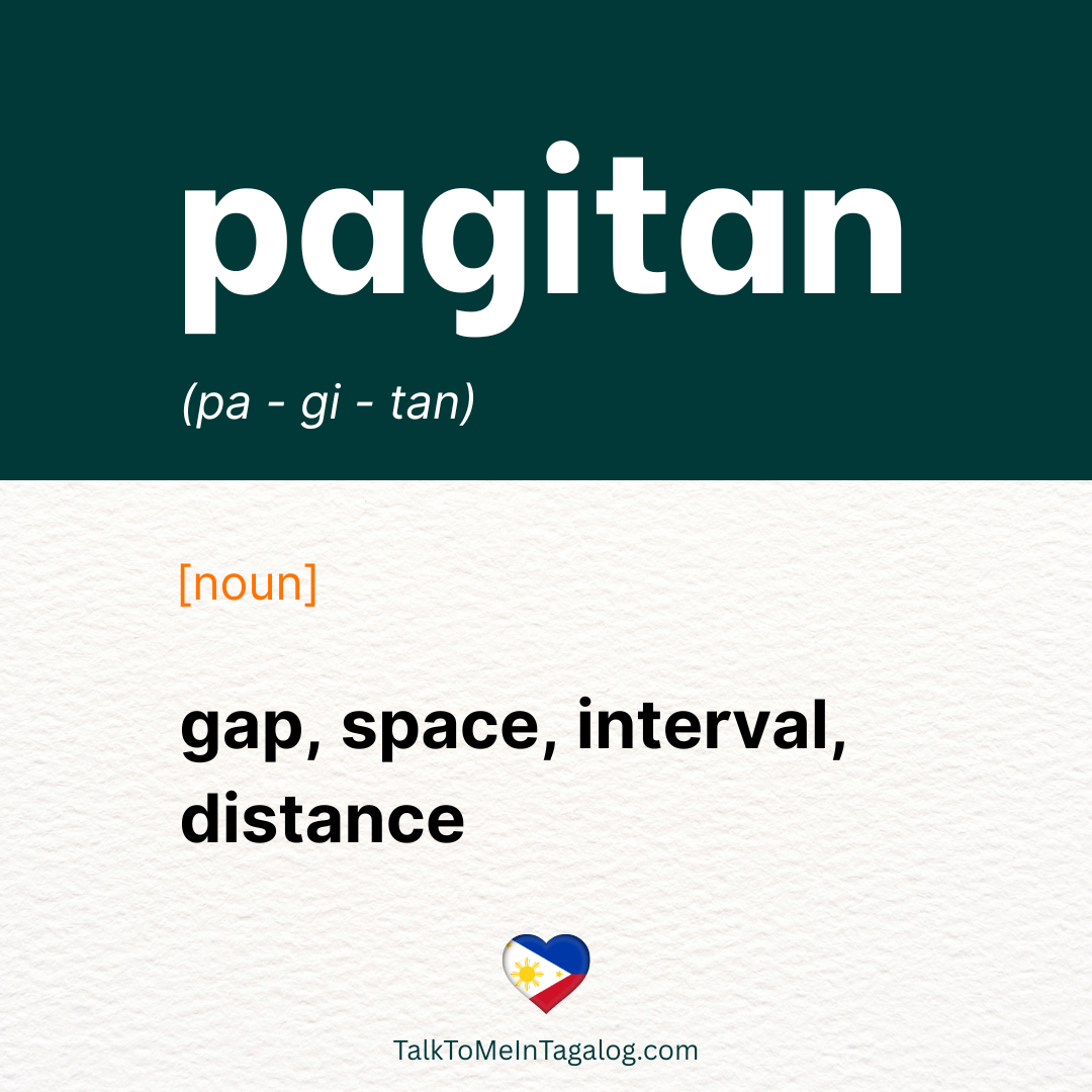 PAGITAN - BETWEEN in Tagalog BETWEEN in Tagalog