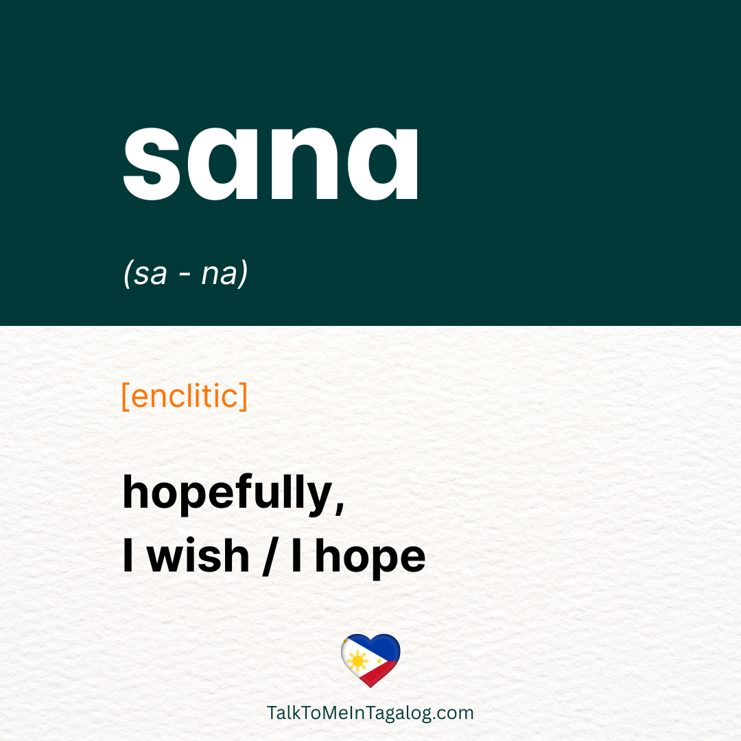 HOPEFULLY in Tagalog