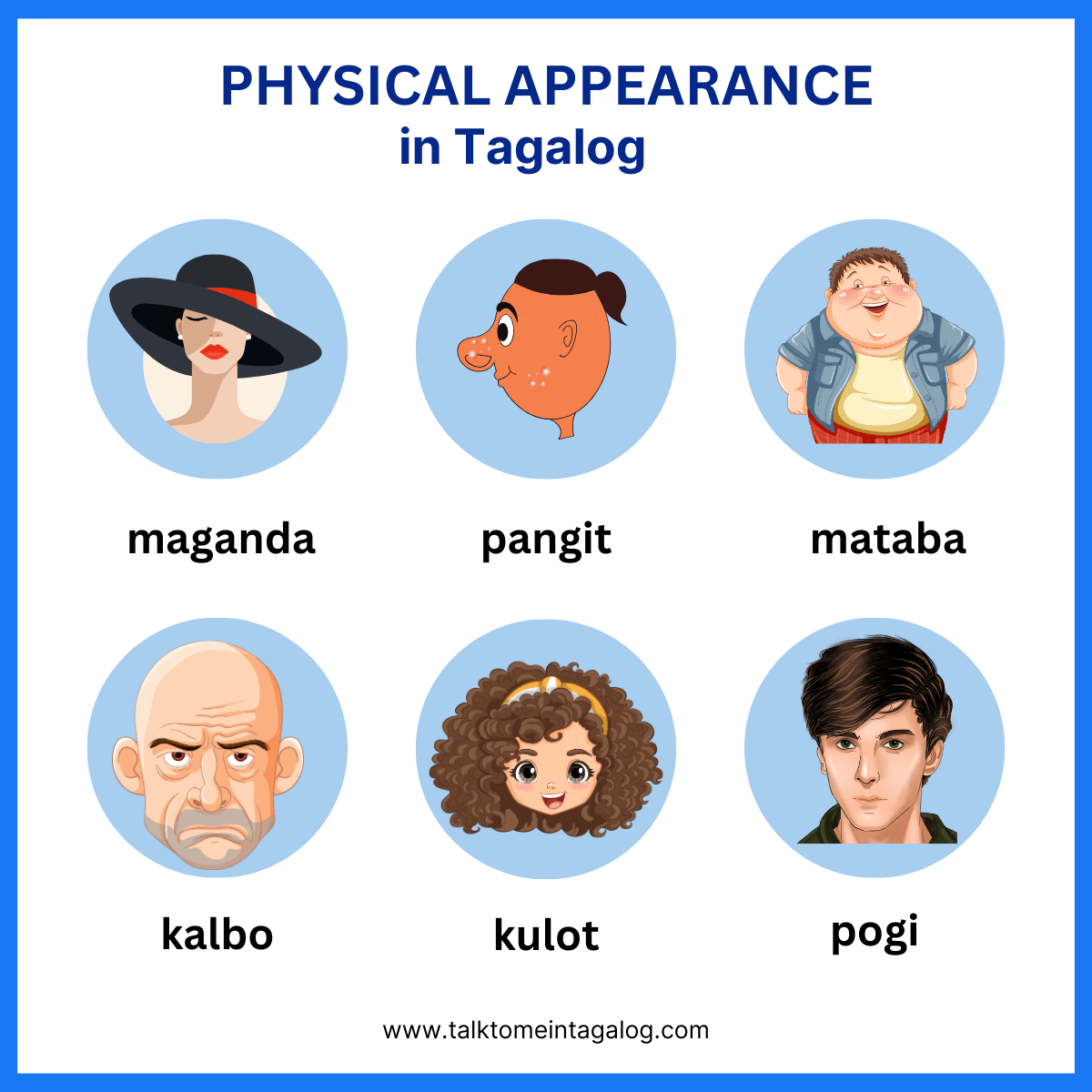 Describing Physical Appearance in Tagalog