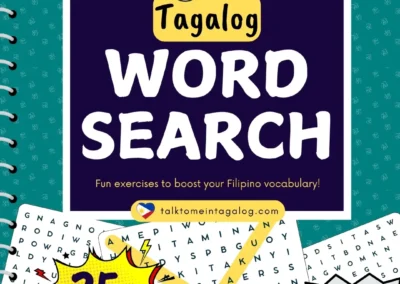 Tagalog Word Search Puzzle Book Vol. 1